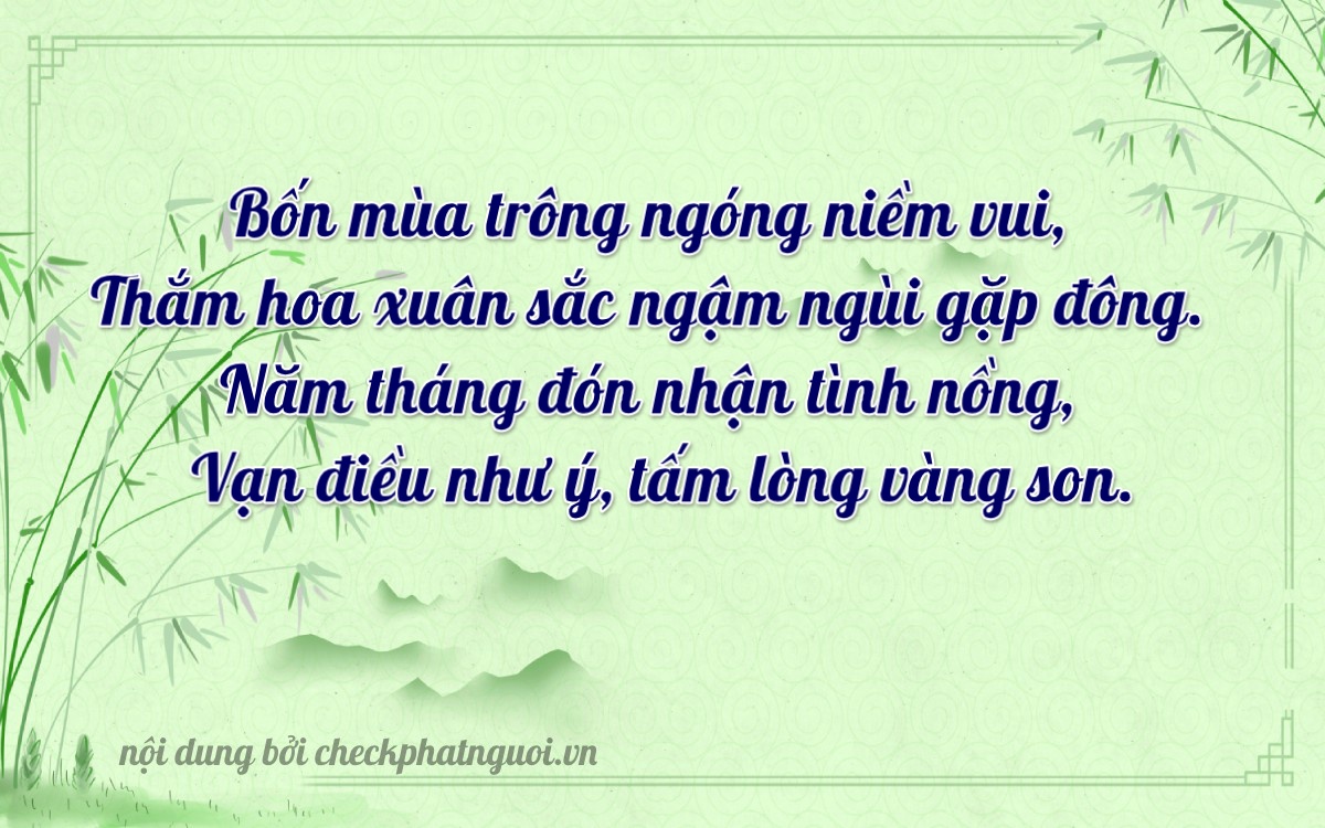 Bài thơ ý nghĩa cho <b>biển số 37A-25078</b> tại website checkphatnguoi.vn