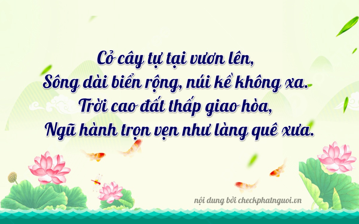 Bài thơ ý nghĩa cho <b>biển số 37A-26275</b> tại website checkphatnguoi.vn