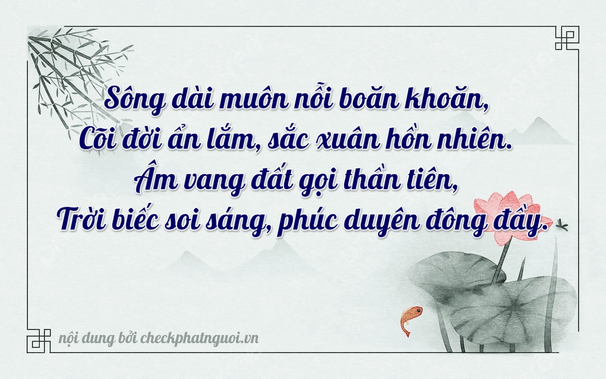 Bài thơ ý nghĩa cho <b>biển số 37A-28285</b> tại website checkphatnguoi.vn
