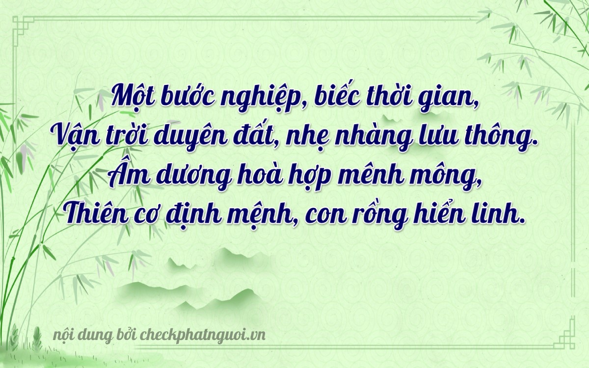 Bài thơ ý nghĩa cho <b>biển số 37A-31038</b> tại website checkphatnguoi.vn