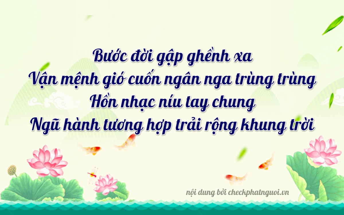 Bài thơ ý nghĩa cho <b>biển số 37A-31739</b> tại website checkphatnguoi.vn