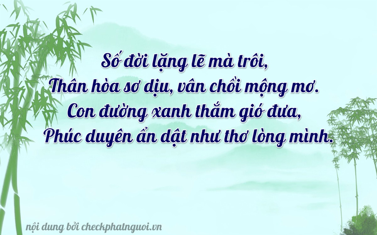 Bài thơ ý nghĩa cho <b>biển số 37A-32989</b> tại website checkphatnguoi.vn
