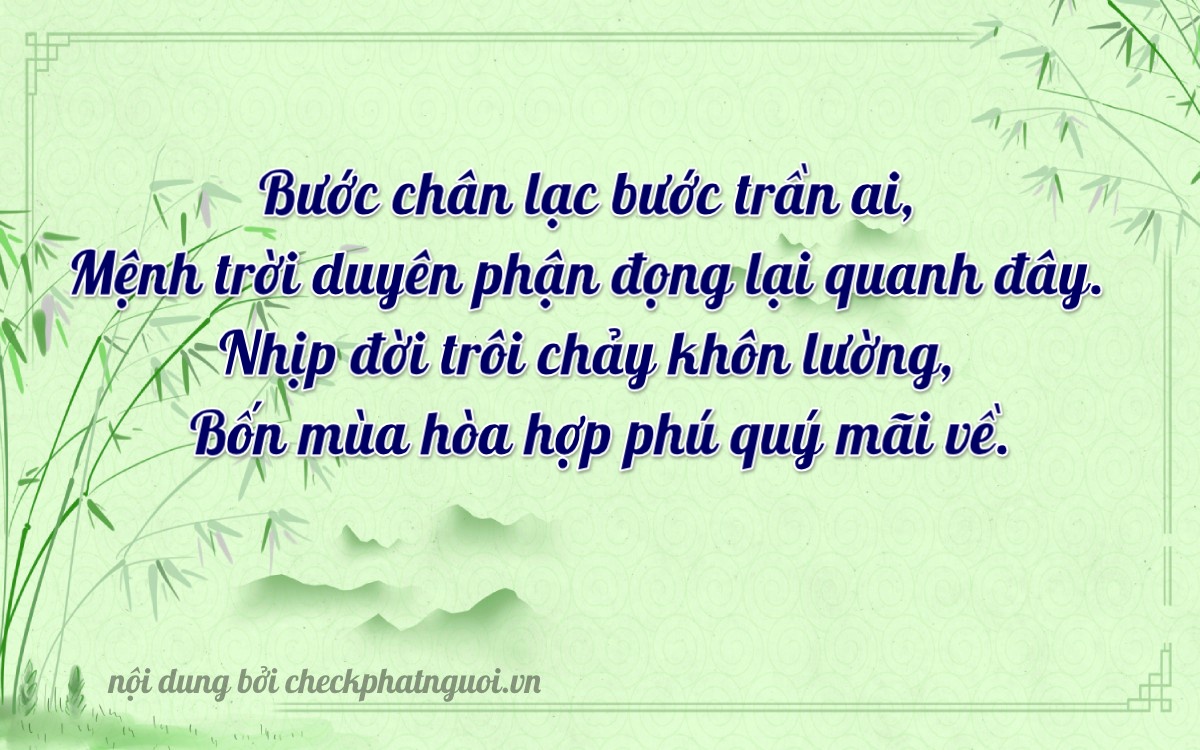 Bài thơ ý nghĩa cho <b>biển số 37A-33367</b> tại website checkphatnguoi.vn