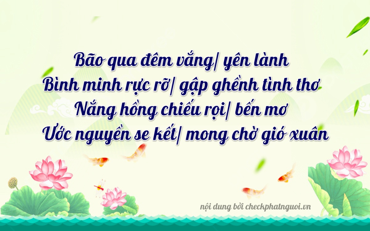 Bài thơ ý nghĩa cho <b>biển số 37A-33888</b> tại website checkphatnguoi.vn