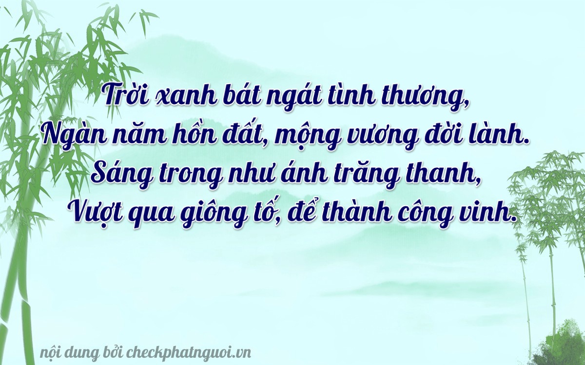 Bài thơ ý nghĩa cho <b>biển số 37A-37100</b> tại website checkphatnguoi.vn