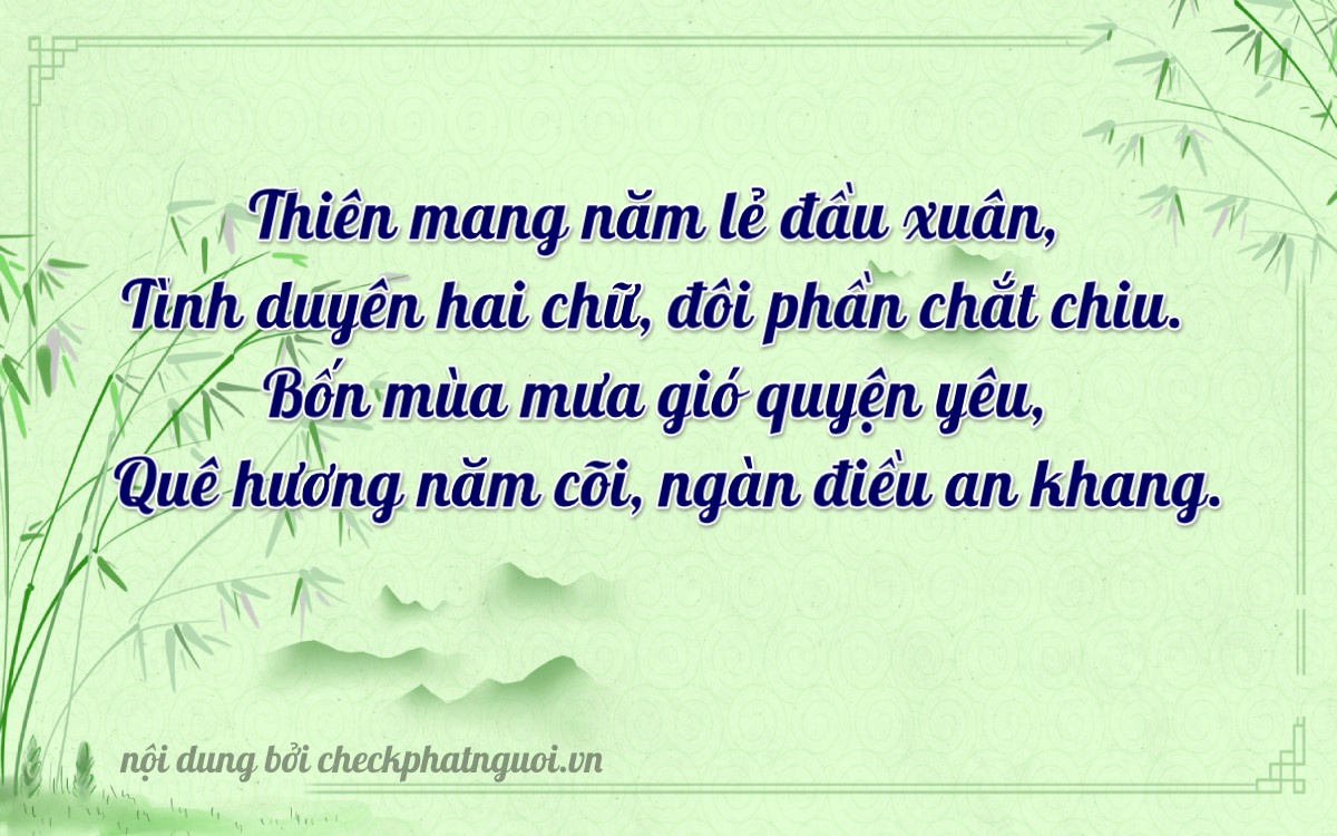 Bài thơ ý nghĩa cho <b>biển số 37A-40505</b> tại website checkphatnguoi.vn