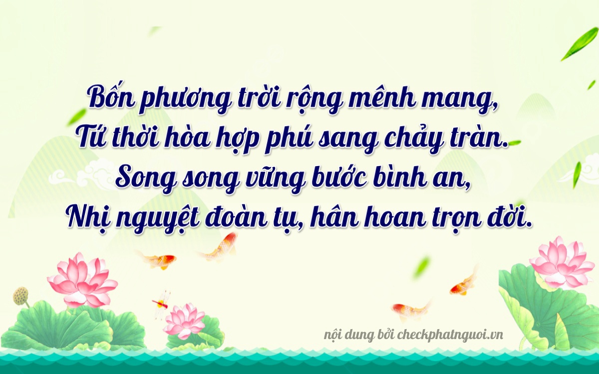 Bài thơ ý nghĩa cho <b>biển số 37A-44402</b> tại website checkphatnguoi.vn