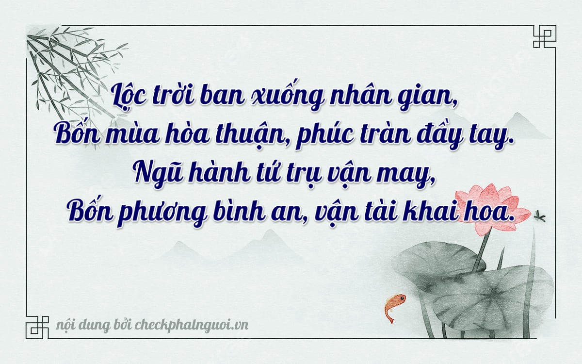 Bài thơ ý nghĩa cho <b>biển số 37A4-44444</b> tại website checkphatnguoi.vn
