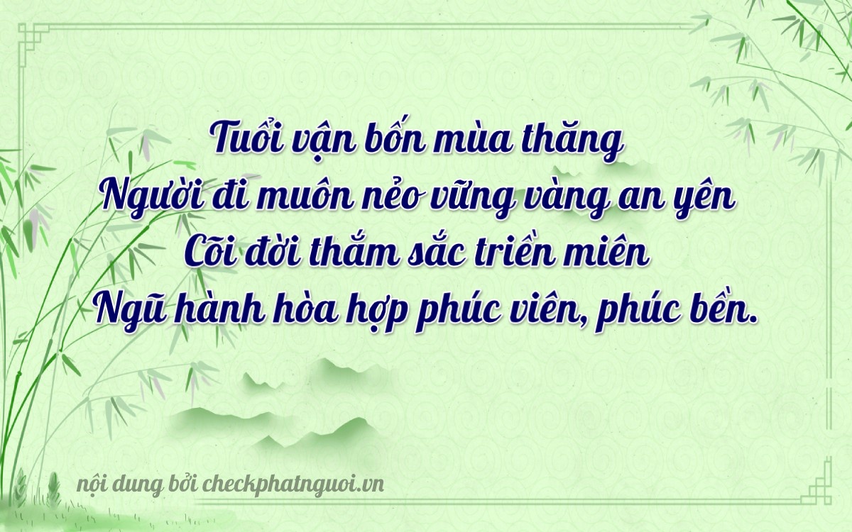 Bài thơ ý nghĩa cho <b>biển số 37A-46049</b> tại website checkphatnguoi.vn