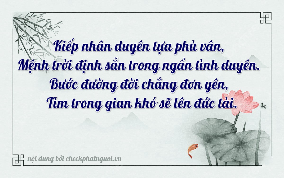 Bài thơ ý nghĩa cho <b>biển số 37A-46494</b> tại website checkphatnguoi.vn