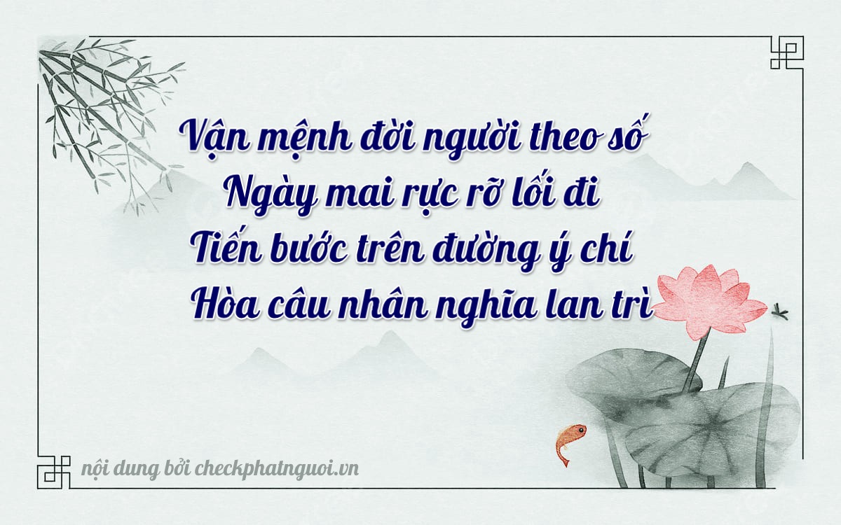 Bài thơ ý nghĩa cho <b>biển số 37A-48123</b> tại website checkphatnguoi.vn