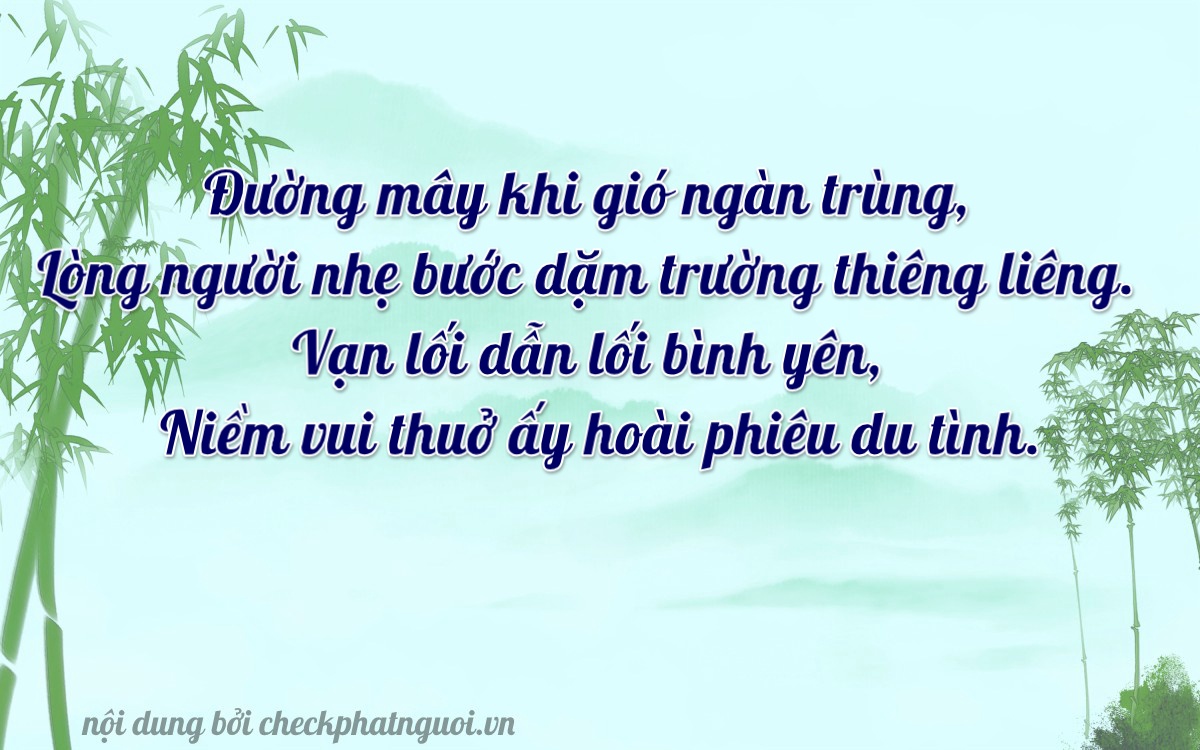 Bài thơ ý nghĩa cho <b>biển số 37A-48218</b> tại website checkphatnguoi.vn