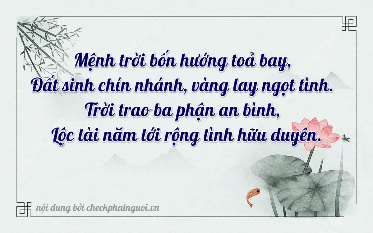Bài thơ ý nghĩa cho <b>biển số 37A-49335</b> tại website checkphatnguoi.vn