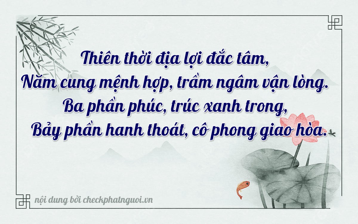 Bài thơ ý nghĩa cho <b>biển số 37A-51370</b> tại website checkphatnguoi.vn