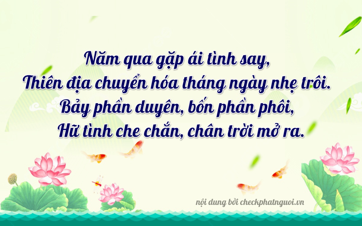 Bài thơ ý nghĩa cho <b>biển số 37A-51957</b> tại website checkphatnguoi.vn