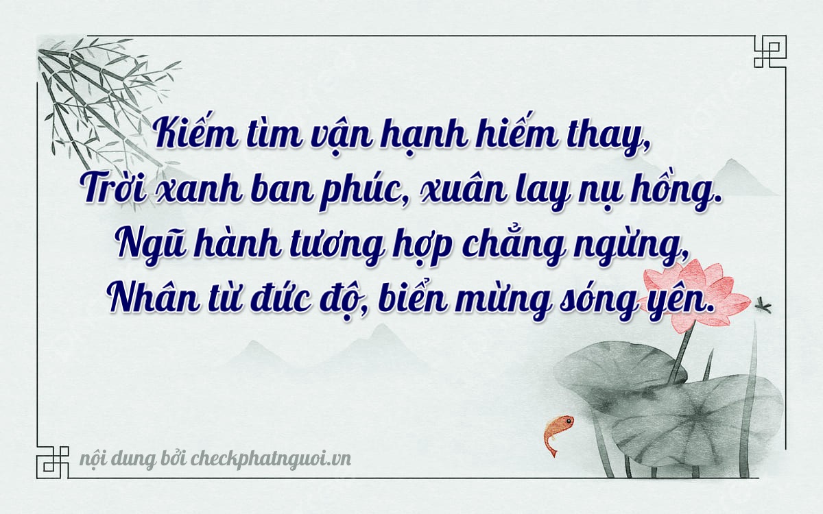 Bài thơ ý nghĩa cho <b>biển số 37A-52054</b> tại website checkphatnguoi.vn