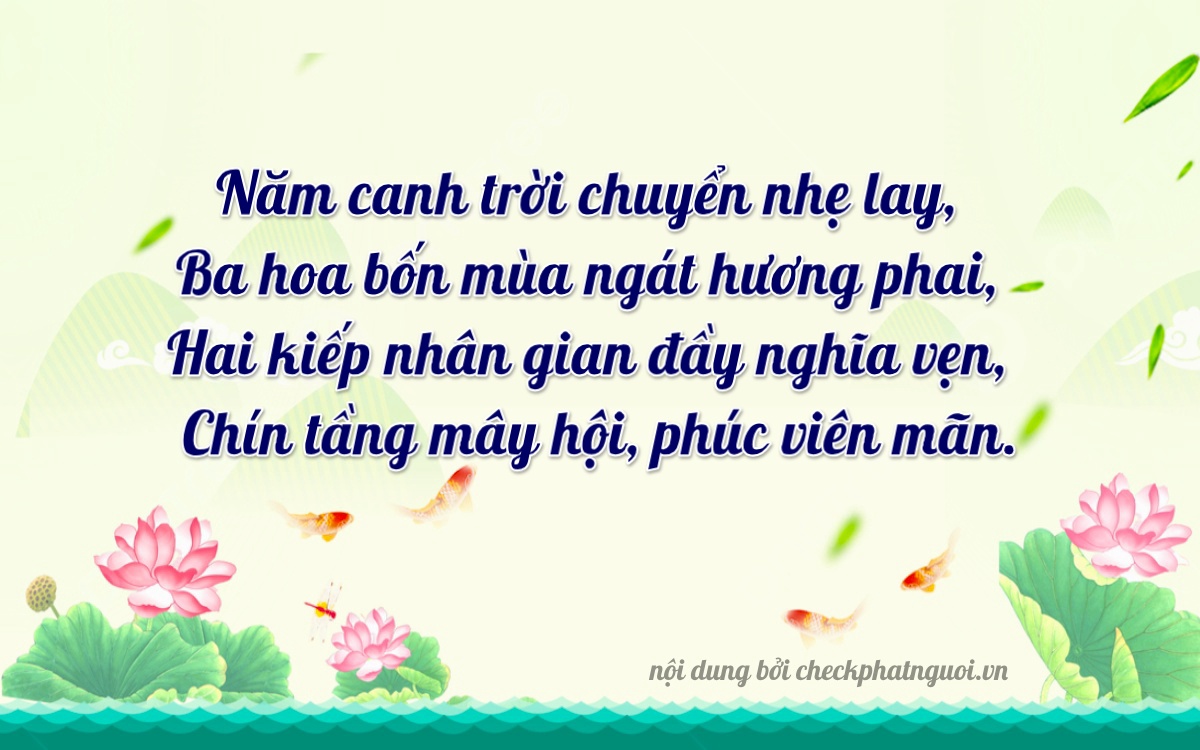 Bài thơ ý nghĩa cho <b>biển số 37A-52393</b> tại website checkphatnguoi.vn