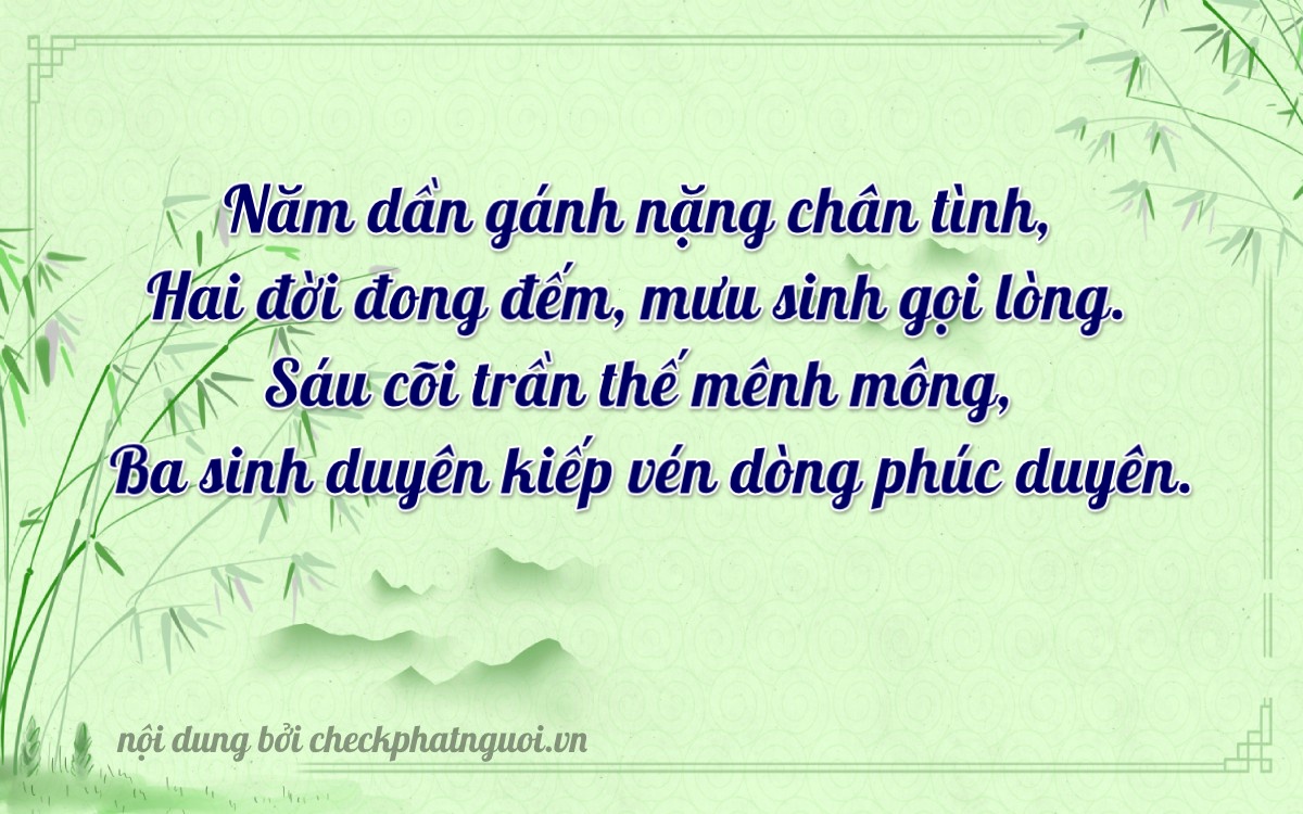 Bài thơ ý nghĩa cho <b>biển số 37A-52630</b> tại website checkphatnguoi.vn