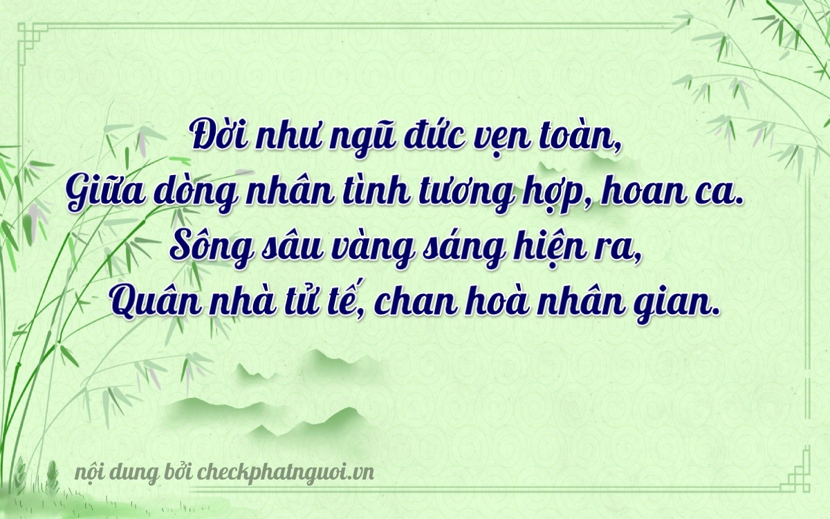 Bài thơ ý nghĩa cho <b>biển số 37A-56975</b> tại website checkphatnguoi.vn