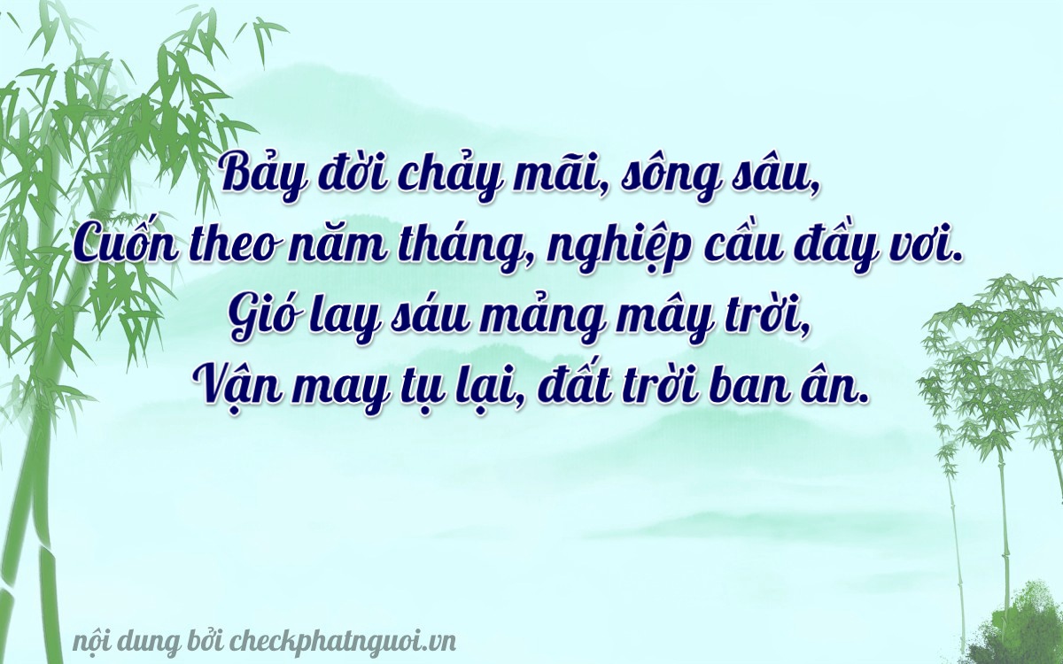 Bài thơ ý nghĩa cho <b>biển số 37A-5766</b> tại website checkphatnguoi.vn