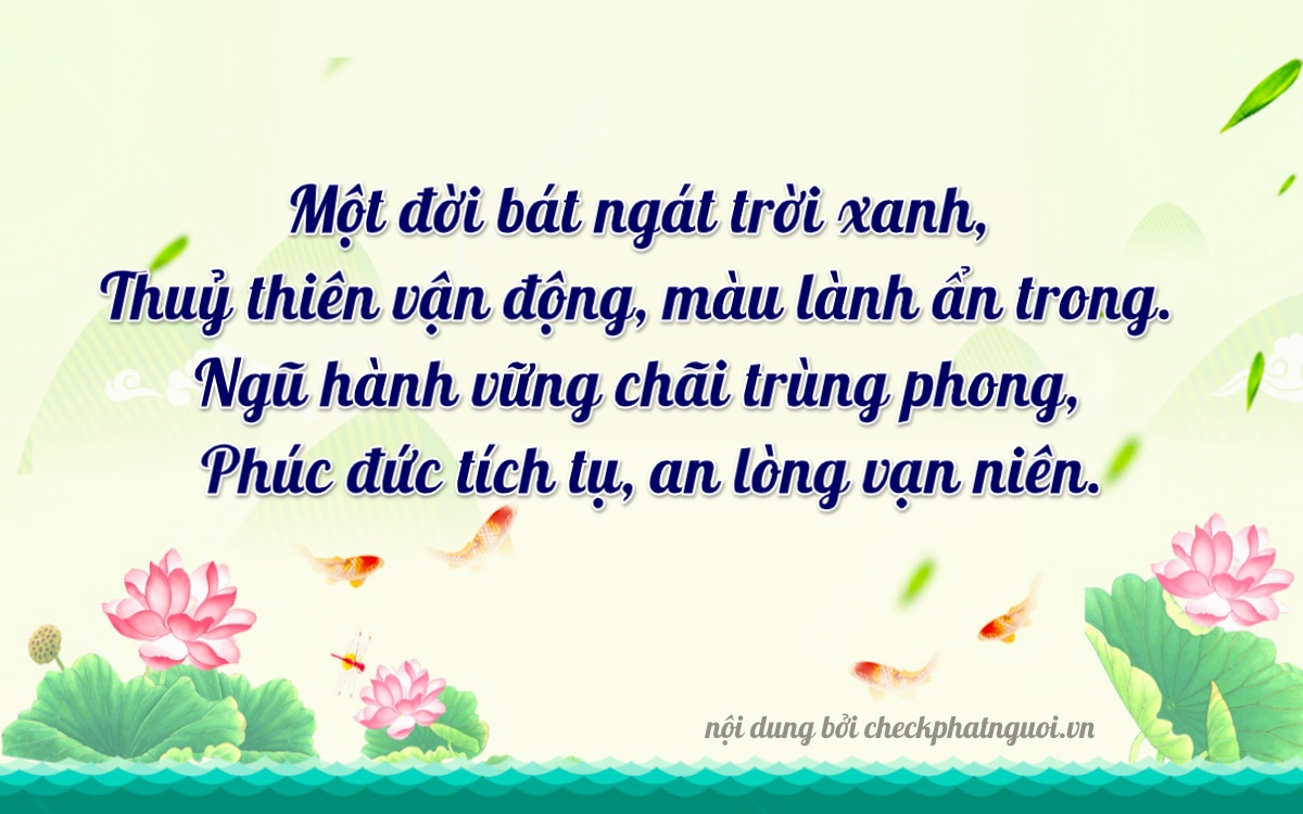 Bài thơ ý nghĩa cho <b>biển số 37A-58028</b> tại website checkphatnguoi.vn