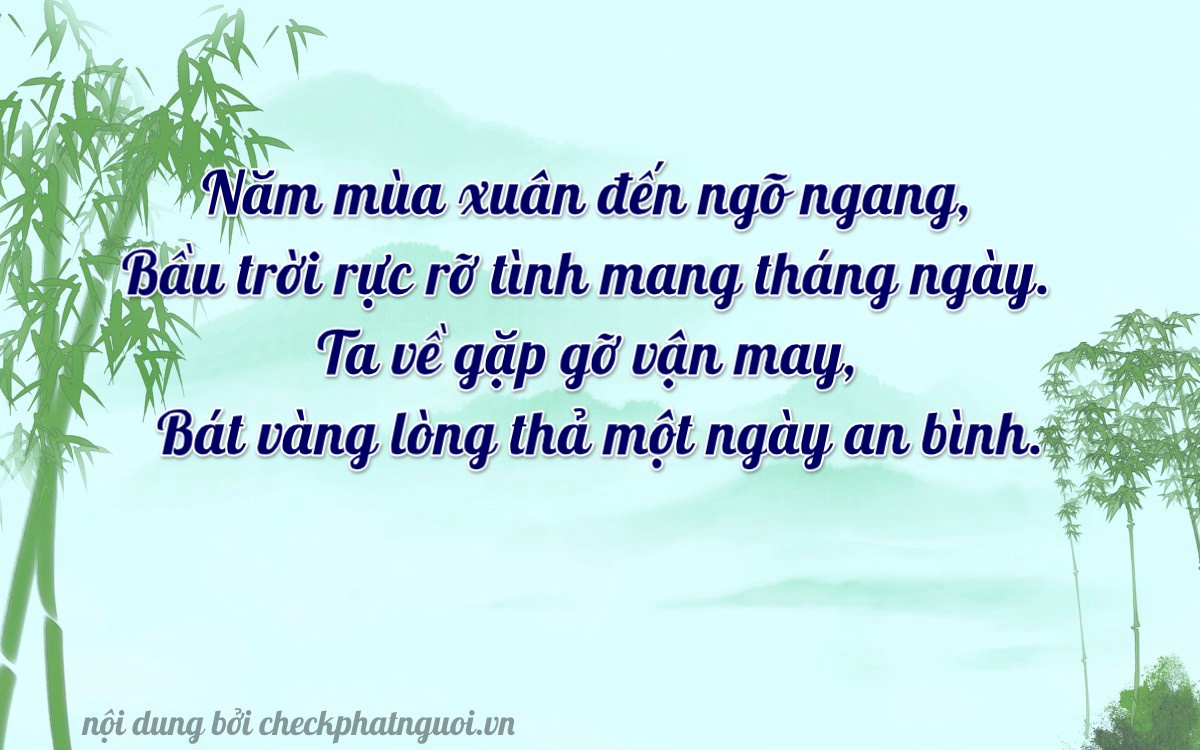 Bài thơ ý nghĩa cho <b>biển số 37A-58896</b> tại website checkphatnguoi.vn