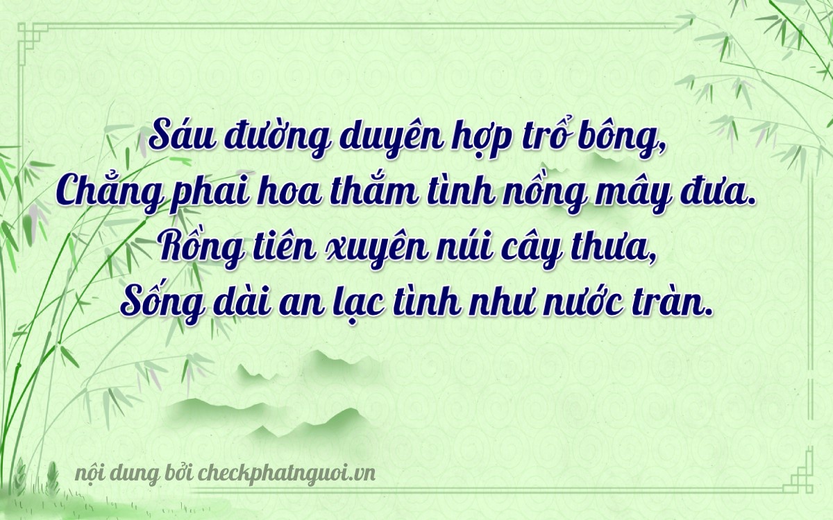 Bài thơ ý nghĩa cho <b>biển số 37A-62396</b> tại website checkphatnguoi.vn