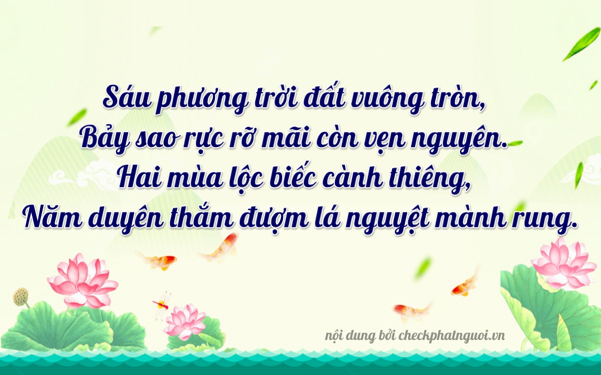 Bài thơ ý nghĩa cho <b>biển số 37A-67265</b> tại website checkphatnguoi.vn