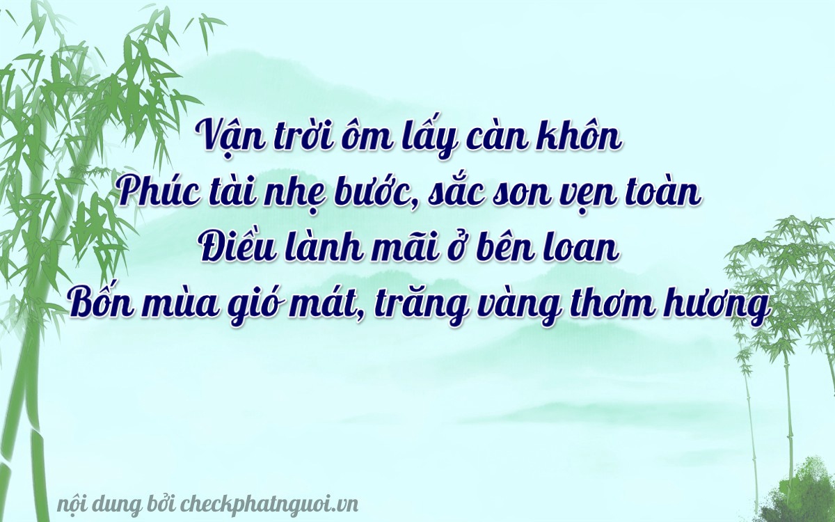 Bài thơ ý nghĩa cho <b>biển số 37A-67543</b> tại website checkphatnguoi.vn