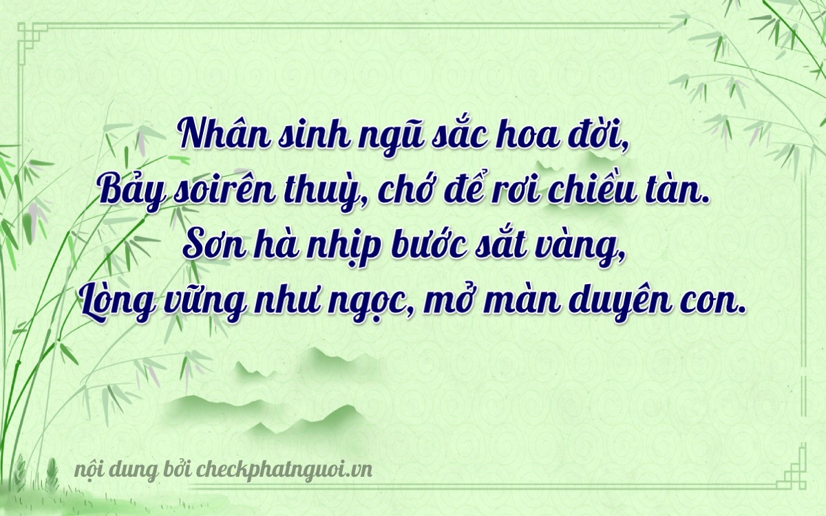 Bài thơ ý nghĩa cho <b>biển số 37A-70515</b> tại website checkphatnguoi.vn