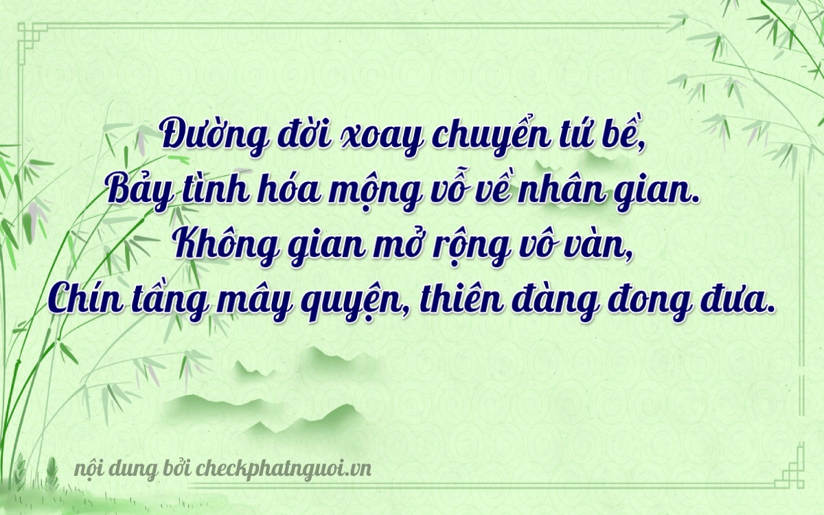 Bài thơ ý nghĩa cho <b>biển số 37A-70690</b> tại website checkphatnguoi.vn