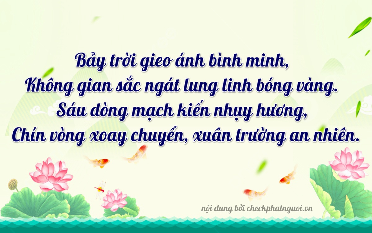 Bài thơ ý nghĩa cho <b>biển số 37A-70694</b> tại website checkphatnguoi.vn