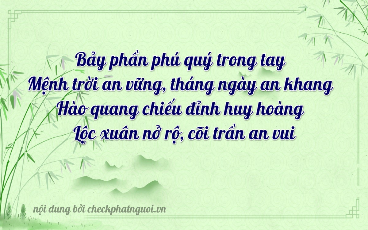 Bài thơ ý nghĩa cho <b>biển số 37A-71732</b> tại website checkphatnguoi.vn