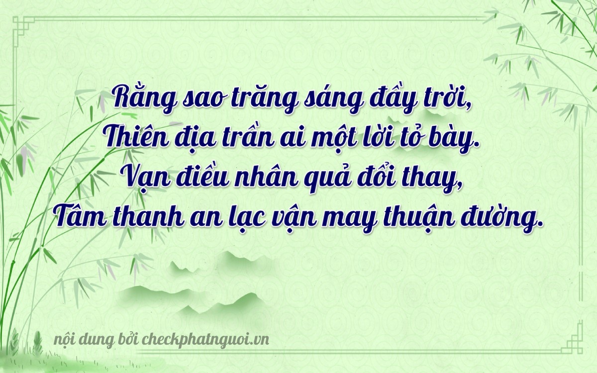 Bài thơ ý nghĩa cho <b>biển số 37A-75074</b> tại website checkphatnguoi.vn