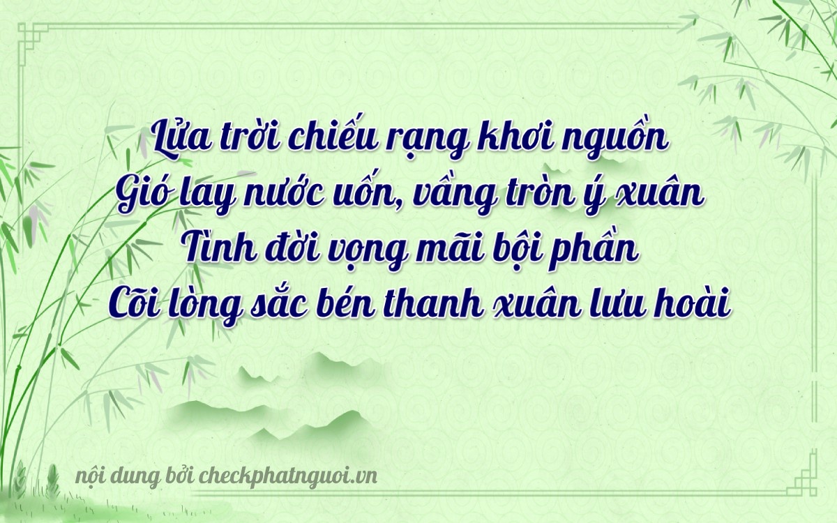 Bài thơ ý nghĩa cho <b>biển số 37A-75393</b> tại website checkphatnguoi.vn