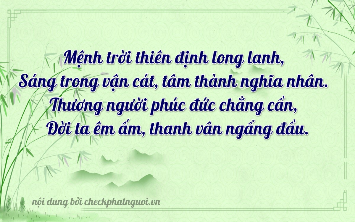 Bài thơ ý nghĩa cho <b>biển số 37A-82639</b> tại website checkphatnguoi.vn