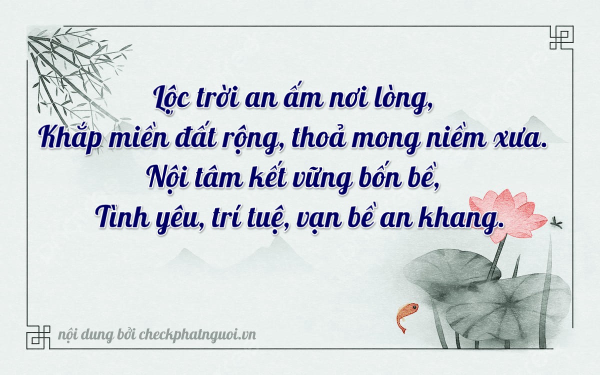 Bài thơ ý nghĩa cho <b>biển số 37A-89606</b> tại website checkphatnguoi.vn