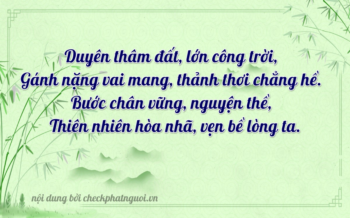 Bài thơ ý nghĩa cho <b>biển số 37A-92067</b> tại website checkphatnguoi.vn