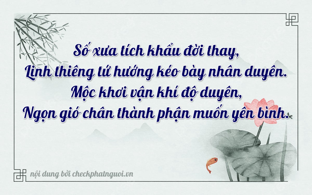 Bài thơ ý nghĩa cho <b>biển số 37A-92071</b> tại website checkphatnguoi.vn