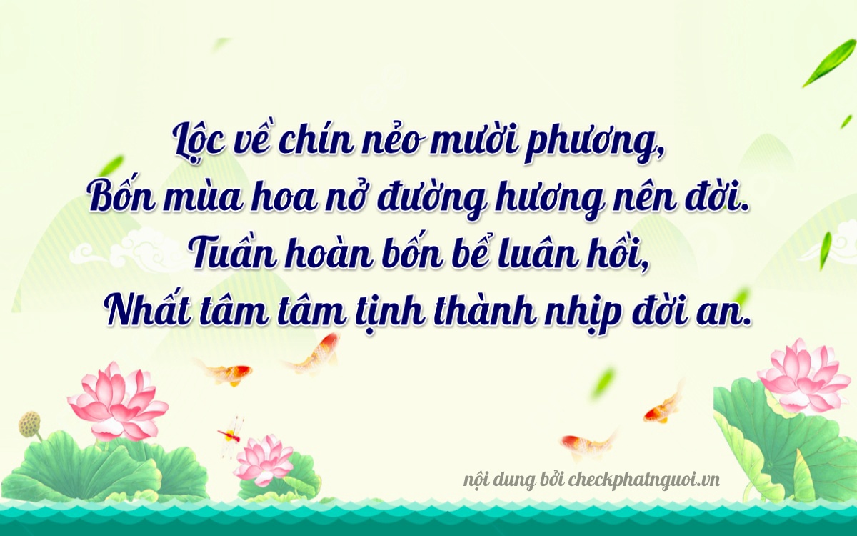 Bài thơ ý nghĩa cho <b>biển số 37A-92414</b> tại website checkphatnguoi.vn