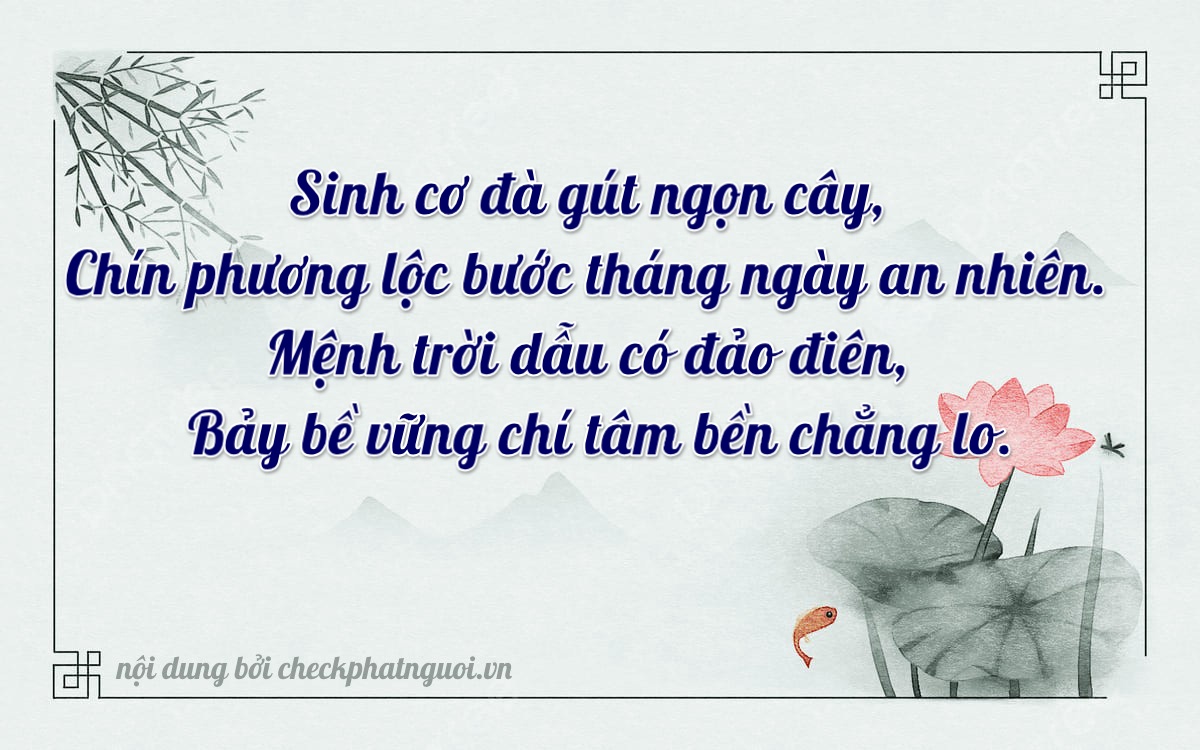 Bài thơ ý nghĩa cho <b>biển số 37A-92972</b> tại website checkphatnguoi.vn