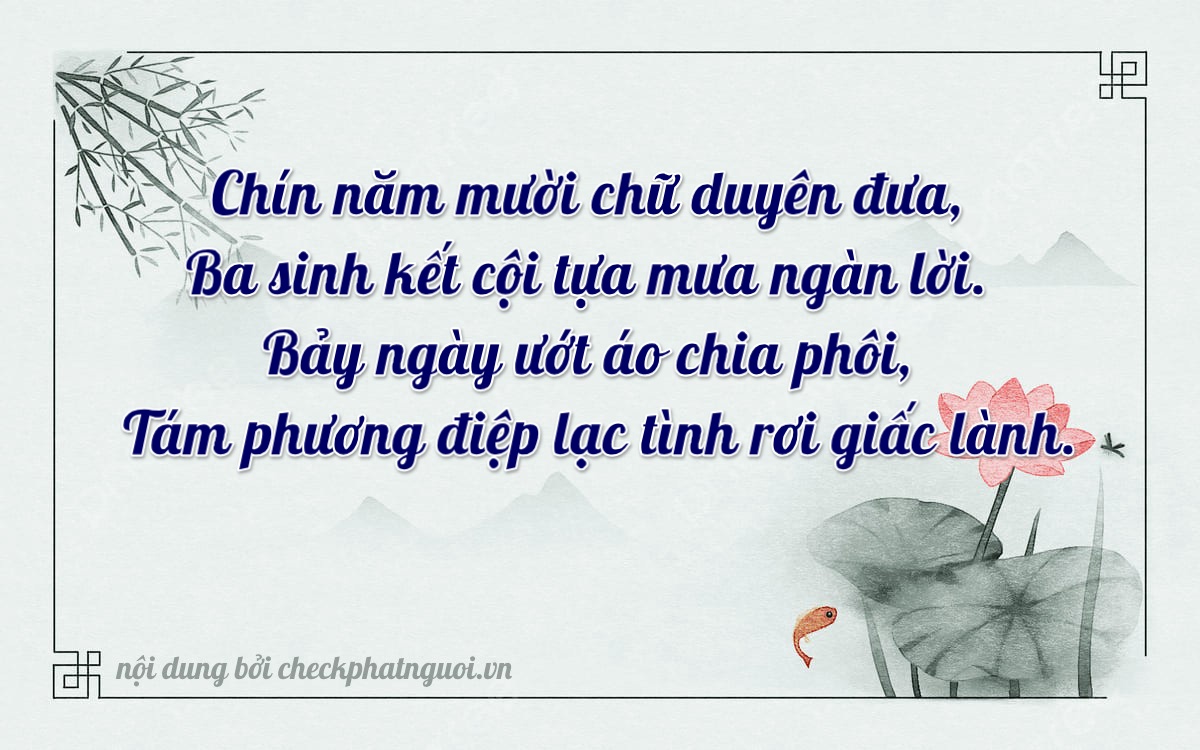 Bài thơ ý nghĩa cho <b>biển số 37A-93789</b> tại website checkphatnguoi.vn