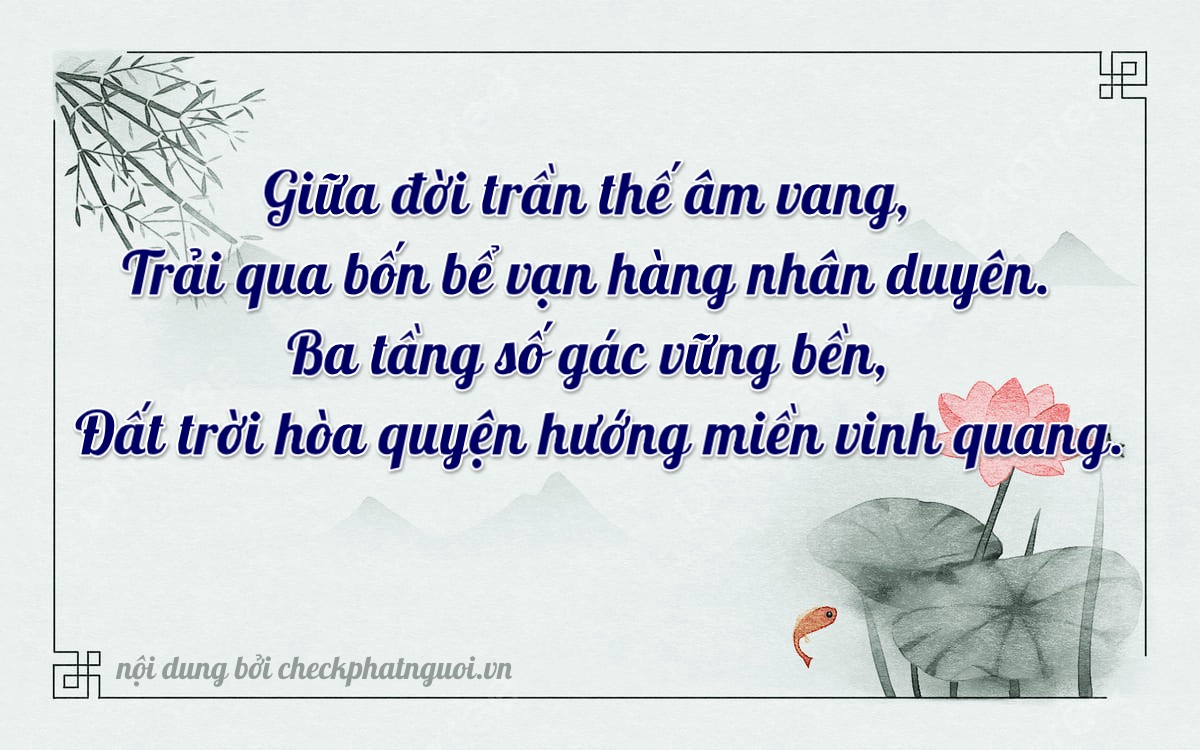 Bài thơ ý nghĩa cho <b>biển số 37A-93883</b> tại website checkphatnguoi.vn