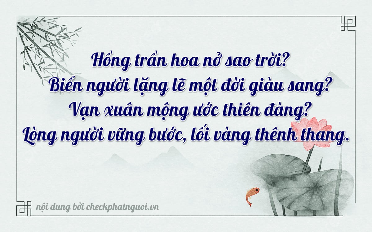 Bài thơ ý nghĩa cho <b>biển số 37A-94088</b> tại website checkphatnguoi.vn
