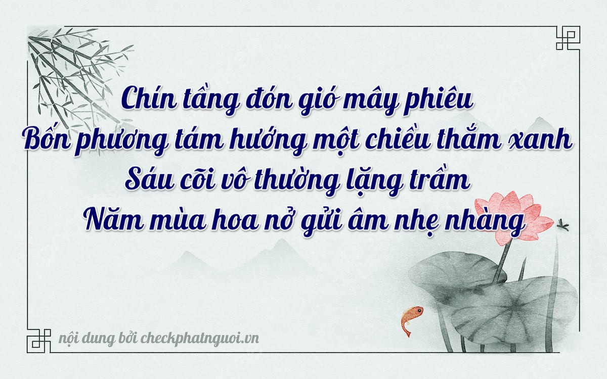 Bài thơ ý nghĩa cho <b>biển số 37A-94659</b> tại website checkphatnguoi.vn