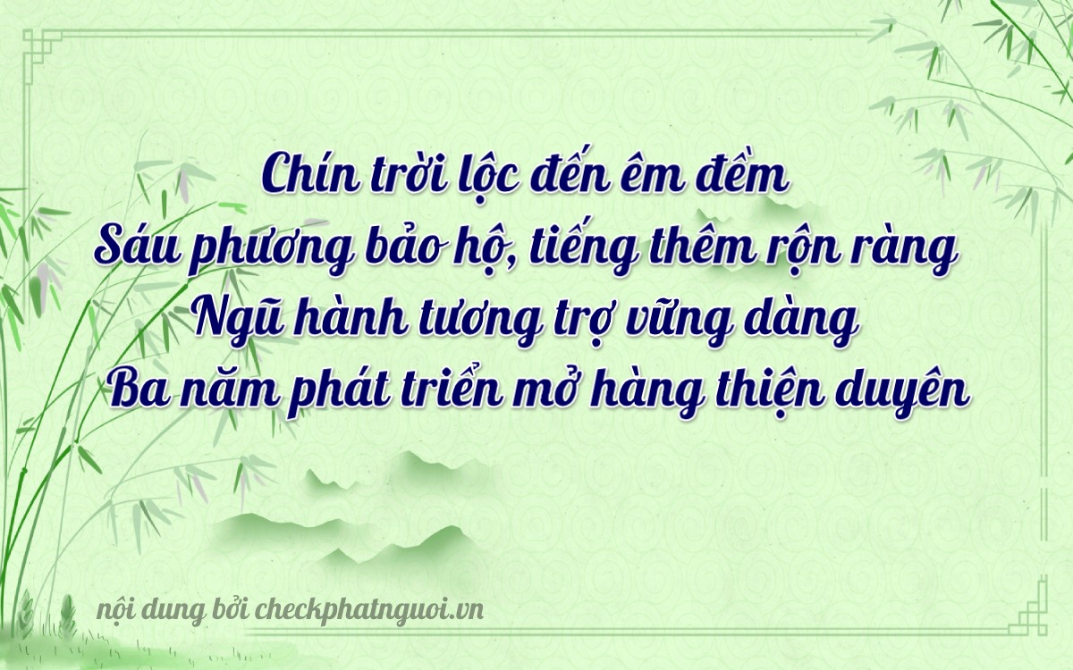 Bài thơ ý nghĩa cho <b>biển số 37A-96538</b> tại website checkphatnguoi.vn