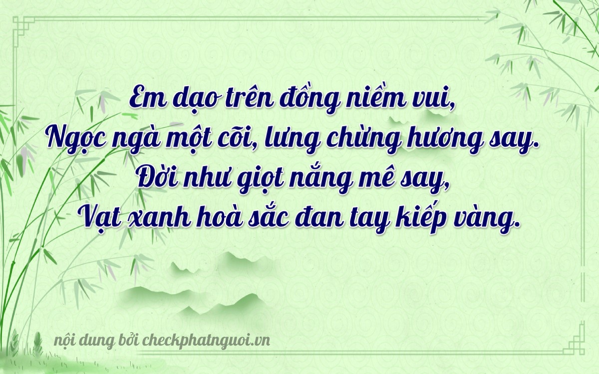 Bài thơ ý nghĩa cho <b>biển số 37A-99248</b> tại website checkphatnguoi.vn