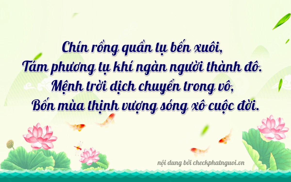 Bài thơ ý nghĩa cho <b>biển số 37A-99814</b> tại website checkphatnguoi.vn