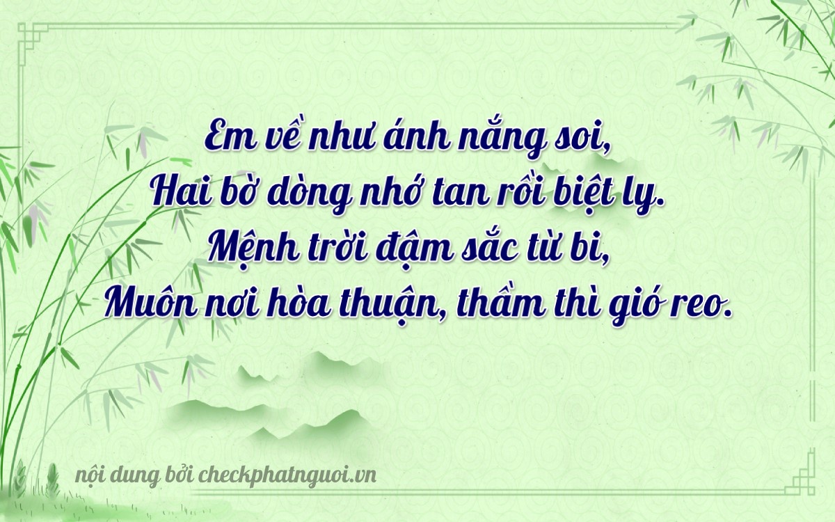Bài thơ ý nghĩa cho <b>biển số 37AA-09226</b> tại website checkphatnguoi.vn