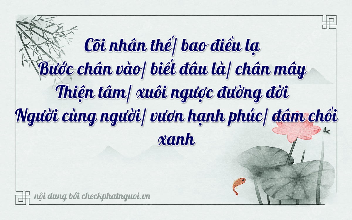 Bài thơ ý nghĩa cho <b>biển số 37AF-02177</b> tại website checkphatnguoi.vn
